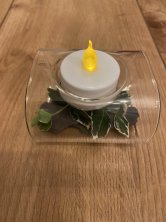 Glass Tube Display Tea Light Holder