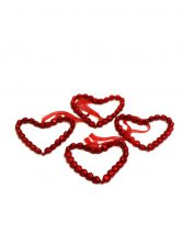 Red Heart Hanger Decorations