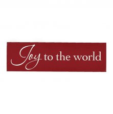 Christmas Mantel Plaque Joy To The World