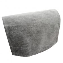 Chenille Grey Chair Back