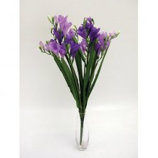 Lavender & Purple Freesia Bush Artificial Flowers