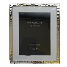 Impressions Hammered Silverplated Photo Frame