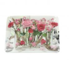 Ambiente Pink Melamine Scatter Tray