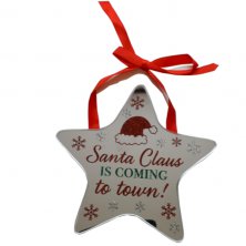 Santa Claus Is Coming To Town Star Plaque