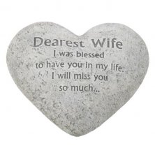 Dearest Wife Graveside Memorial Plaque