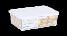 Wham Rectangular Food Locker 2.75 Litre Tupperware Box White