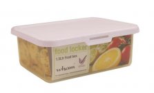 Wham Rectangular Food Locker 1.5 Litre Tupperware Box White