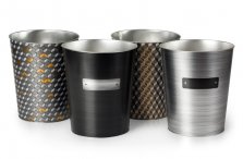 Capri Metal Waste Bin Assorted Designs