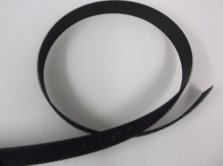 Black Velcro Sew-on Hook