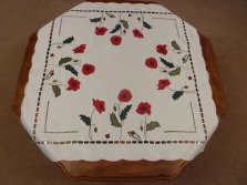 Poppy Embroidered Tablecloth