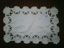 Louise Cream Embroidered Mat