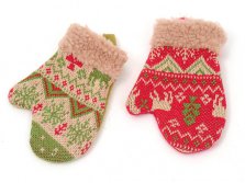 Christmas Nordic Knit Glove Tree Decoration
