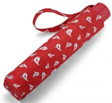 Incognito Red Birds Pattern Supermini Umbrella