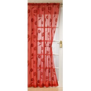 Sicily Red Voile Panel