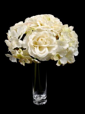 Bronte Mixed Bouquet Ivory Silk Artificial Flowers