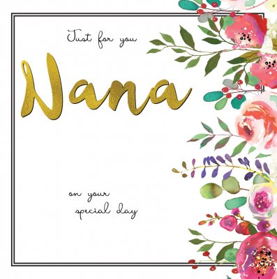 Belle Nana Birthday Greetings Card