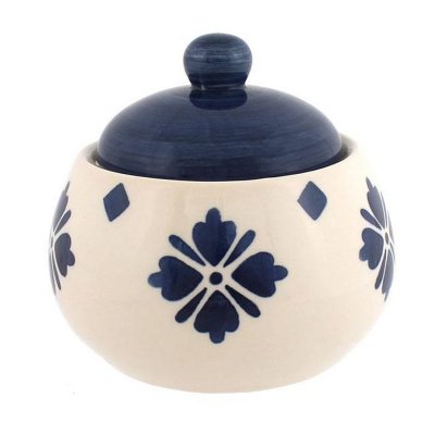 Moroccan Ceramic Sugar Bowl