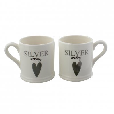 Wendy Jones Blackett Mug Gift Set - Silver