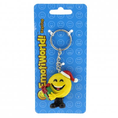 Emoti World Christmas Emoji Keyring Present
