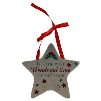 It's The Most Wonderful Time Of The Year Star Plaque