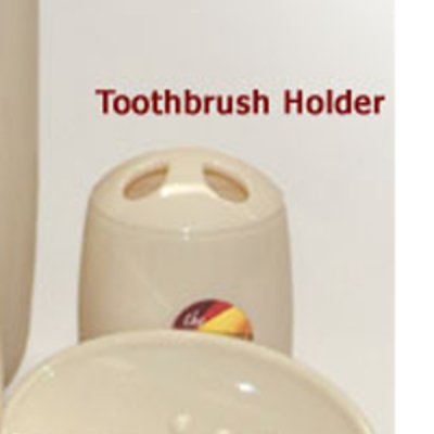 Toothbrush Holder Madrid Bathroom Accessories Cream