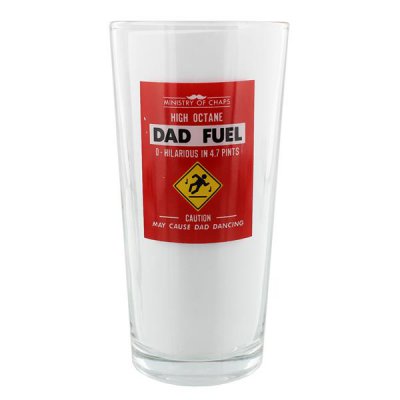 Dad Fuel Ministry of Chaps Beer Glass