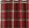 Carnoustie Red Blackout Eyelet Ready Made Curtains