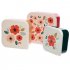 Set of Three Lunch Boxes - Poppy Fields