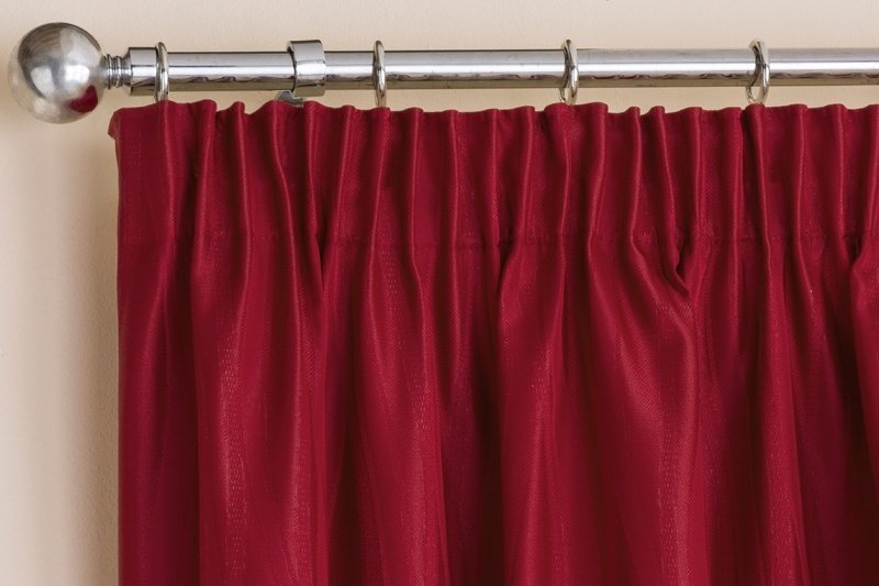 Galaxy Red Ready Made Curtains | Readymade Blockout Curtains UK